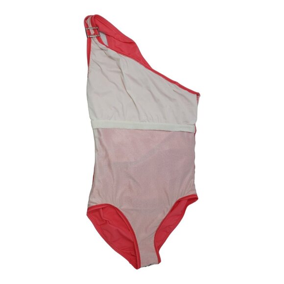 Coco Reef One-Shoulder Swimsuit Swim Women's 14/38D Slimming Lined Rutched - Picture 5 of 15